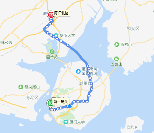 廈門(mén)brt路線廈門(mén)快1路線